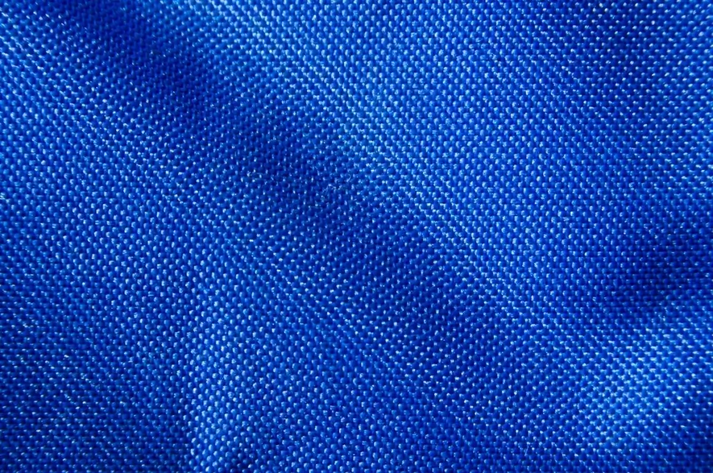 Macro shot of soft-touch fabric.